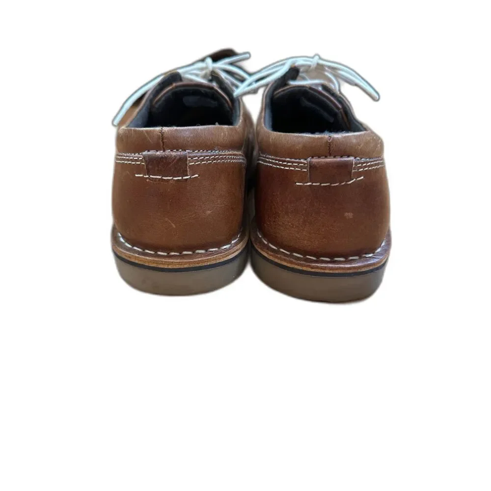 Steve Madden Men's Harpoon Leather Oxford, Size 9.5,‎ Wood